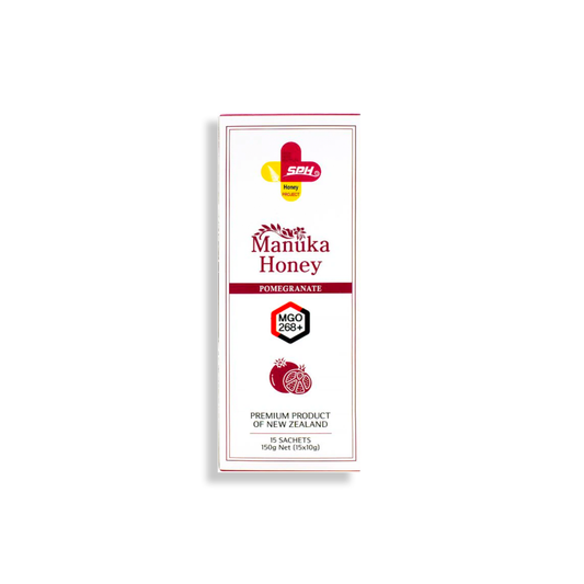 SPH 100% NZ Premium Manuka Stick Honey Pomegranate 150g (15 Sachets) MGO 268+