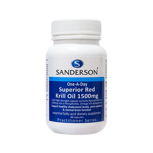 SANDERSON Superior Red Krill Oil 1500mg 60caps