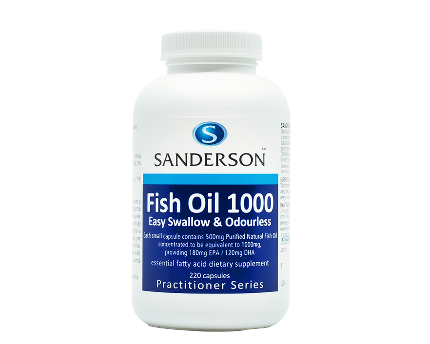 SANDERSON Fish Oil 1000 220caps