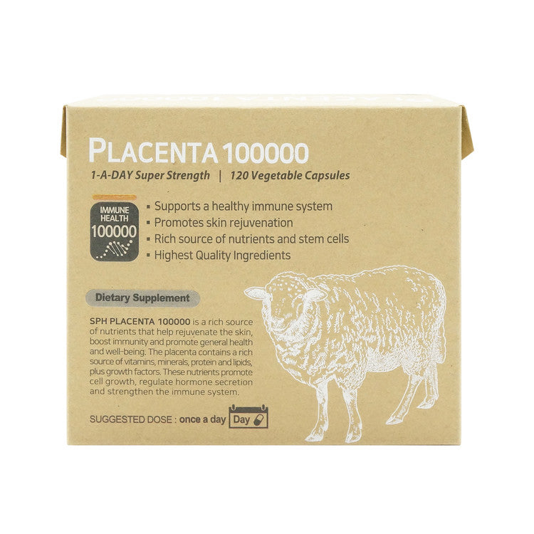 SPH Ovine Placenta 100000 120 Vege-Caps