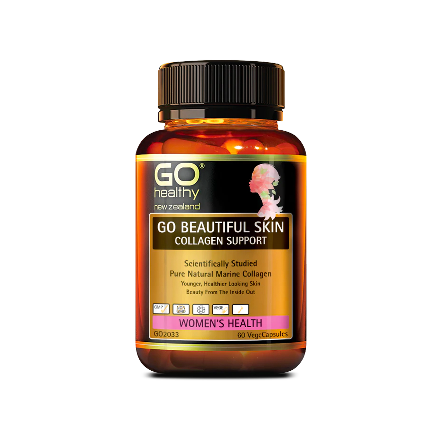 Go Beautiful Skin - Collagen Support 60 Vcaps