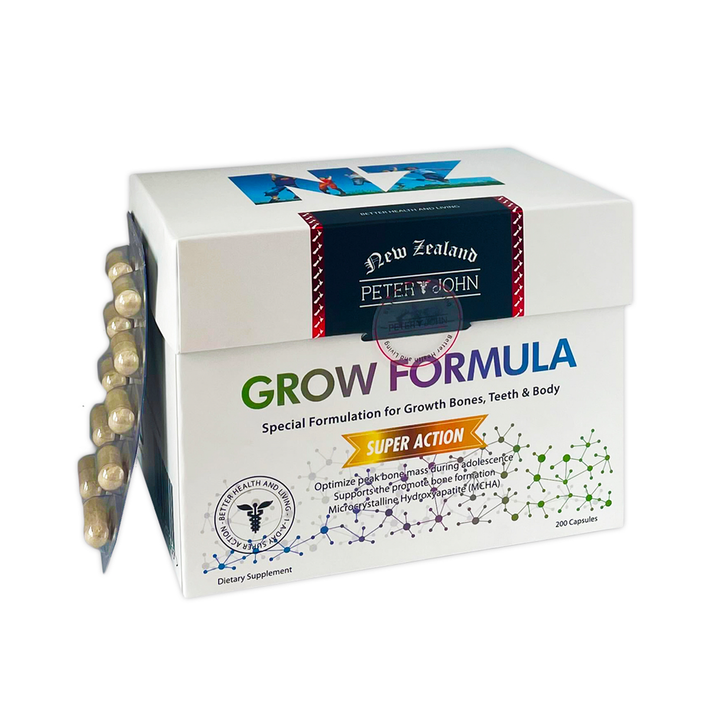 Peter & John Grow Formula - MCHA 200 Caps