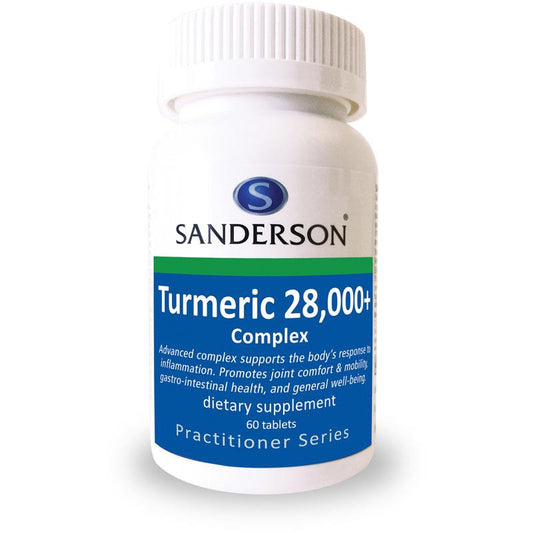 SANDERSON Turmeric 28,000+ Complex 60tabs