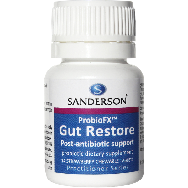 SANDERSON ProbioFX Gut Restore Strawberry 14tabs