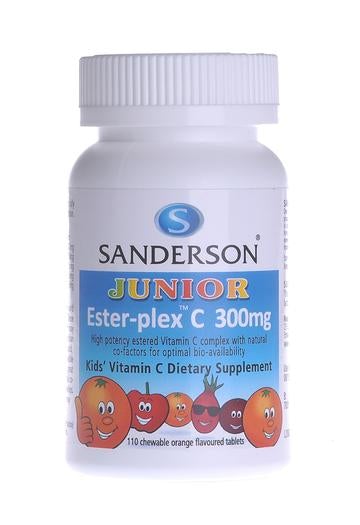 SANDERSON Junior Ester-plex C 300mg 110tabs