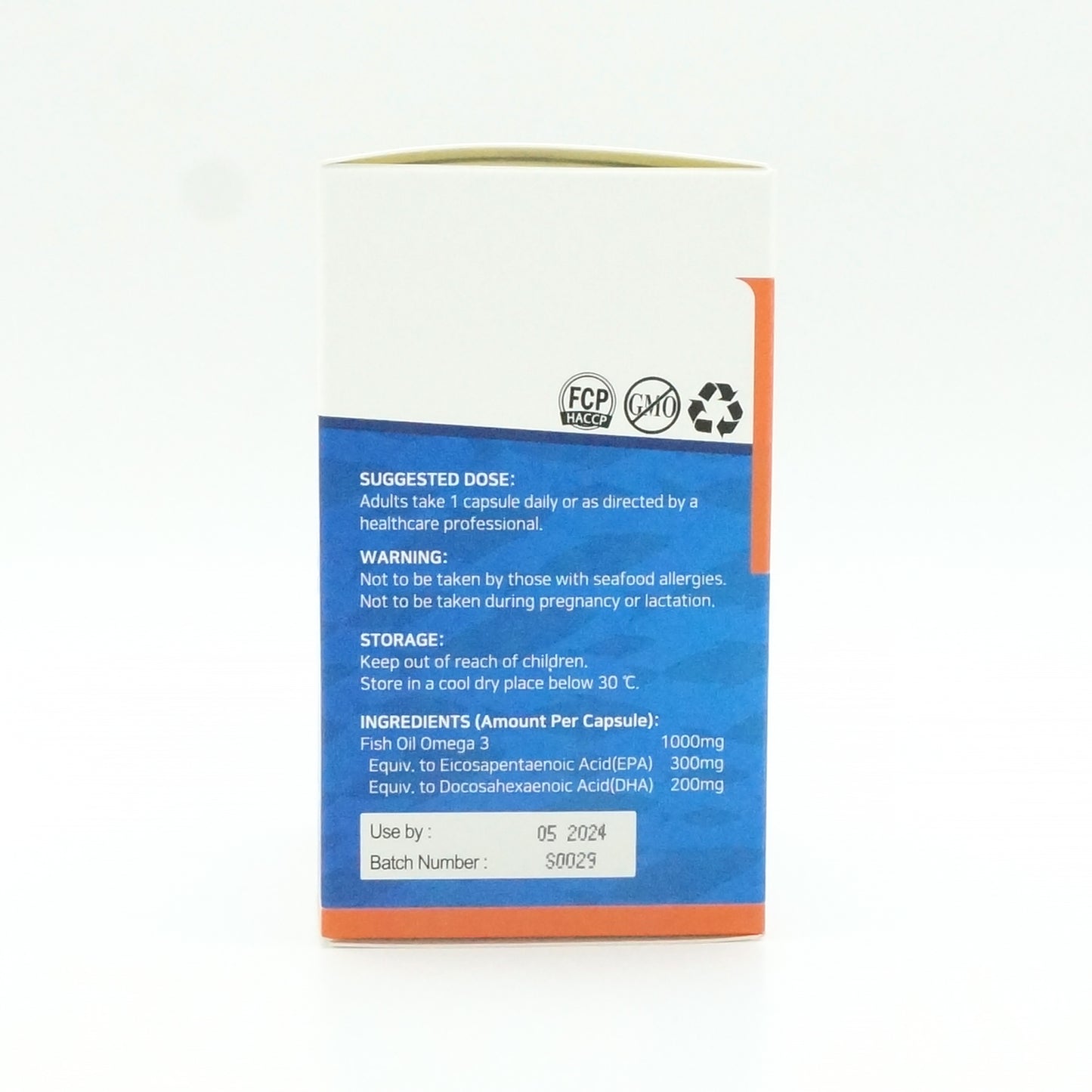 Natural NZ Fish Oil RTG Omega3 (EPA / DHA) 1000mg 60 Caps