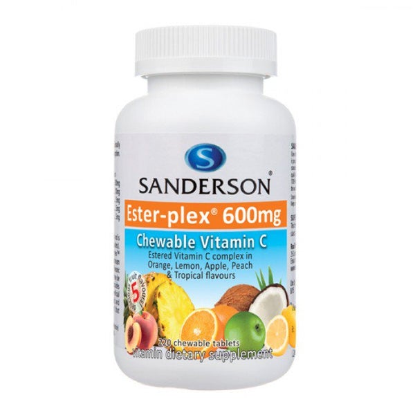 SANDERSON Ester-Plex Vitamin C Fruit 600mg 220tabs