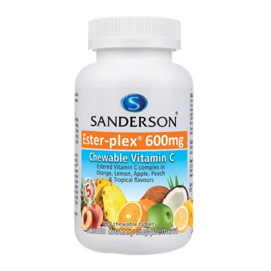 SANDERSON Ester-Plex Vitamin C Fruit 600mg 220tabs