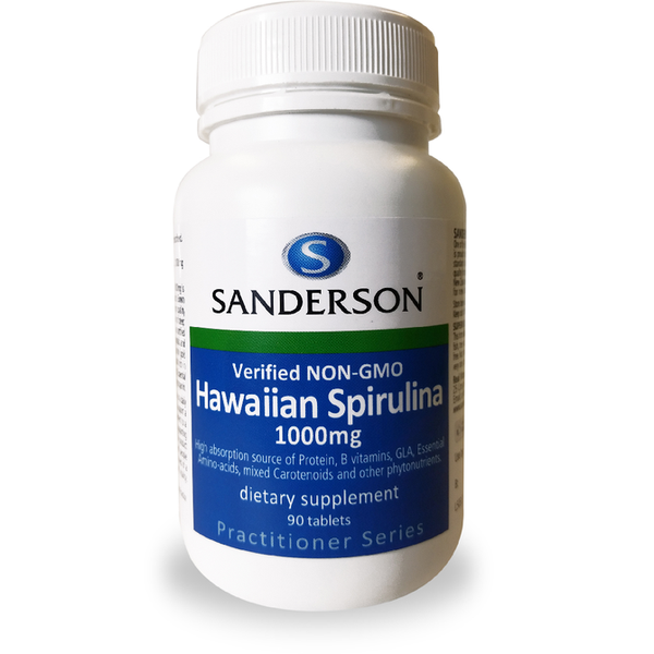 SANDERSON Hawaiian Spirulina 1000mg 90tabs