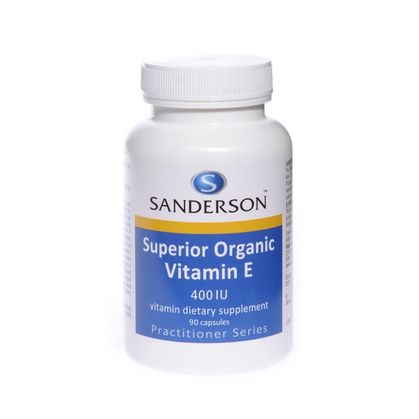 SANDERSON Superior Organic Vitamin E 400IU 90caps