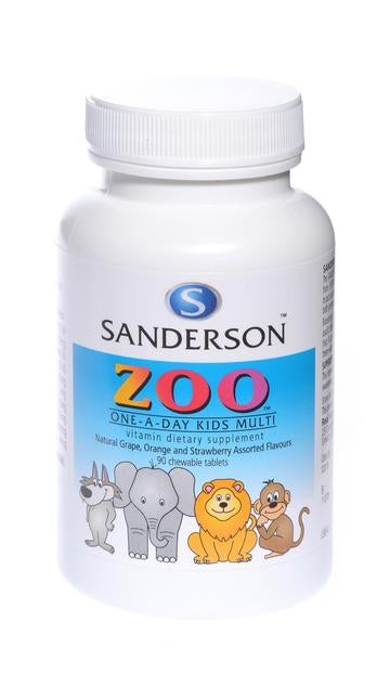 SANDERSON Zoo One-A-Day Kids Multi 90tabs